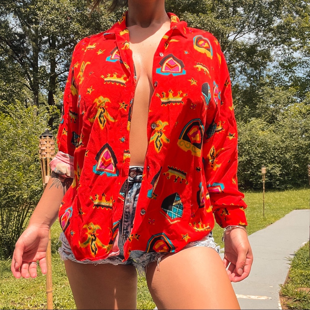 Vintage Retro Dockers Button Down Shirt